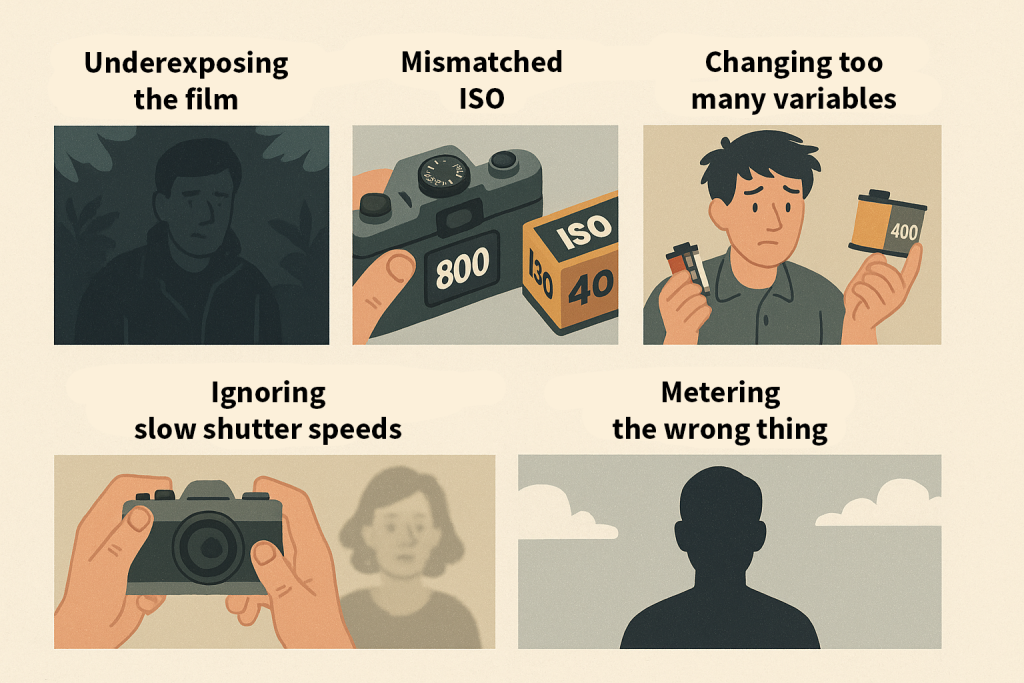 Film photography exposure