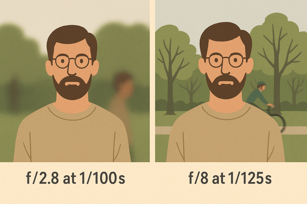 Film photography exposure